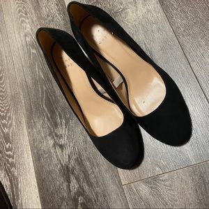Women's Dot Round Toe Wedge Pumps - A New Day